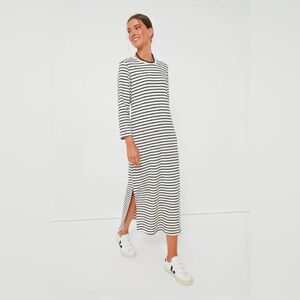 NWOT Pomander Place Navy Stripe Gio Maxi Dress